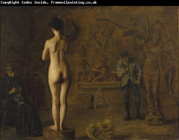 Thomas Eakins William Rush Carving His Allegorical Figure of the Schuylkill River